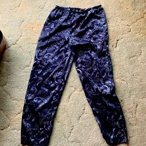Blue, Small, silk feeling pants